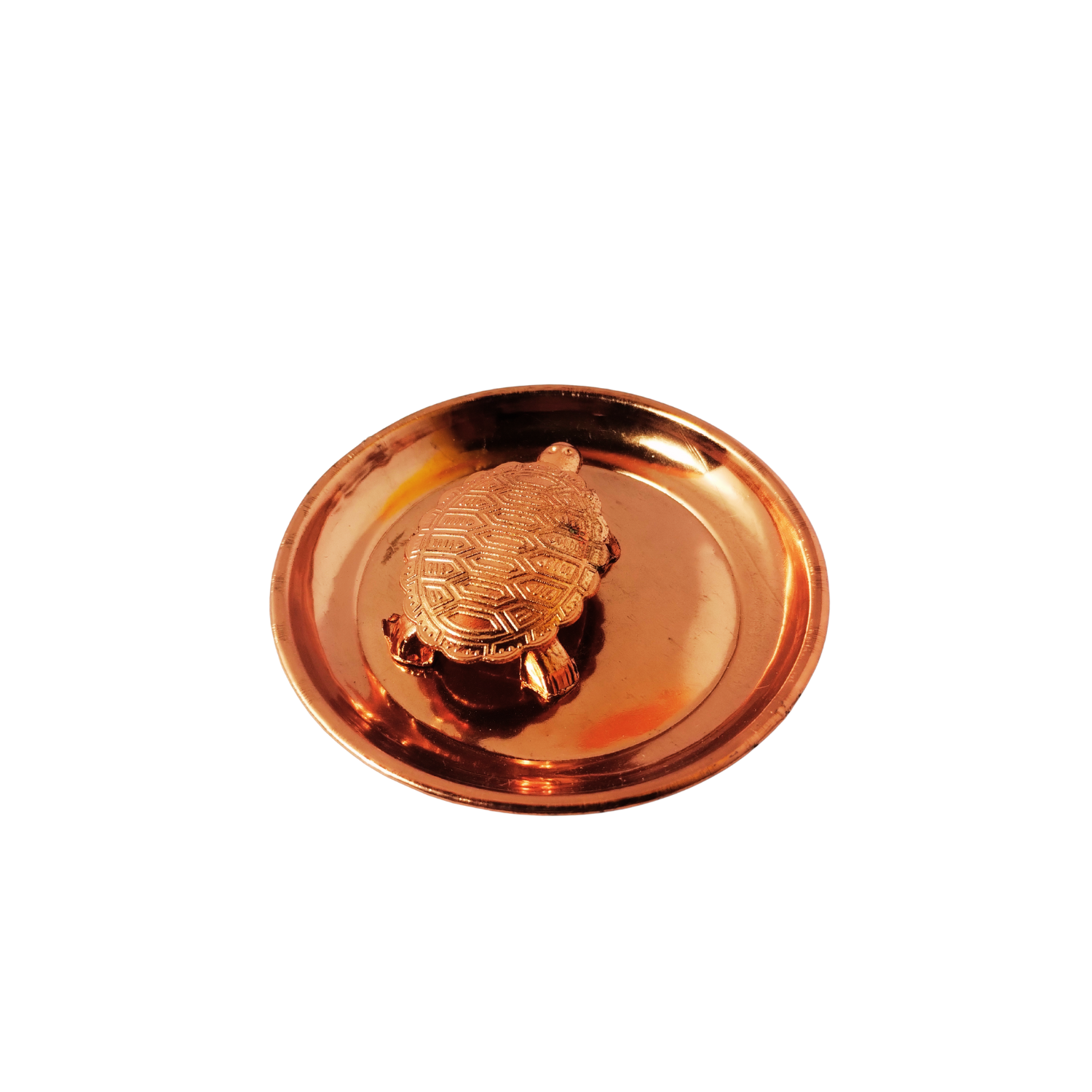 Copper Feng Shui Vastu Tortoise Plate - Image 7