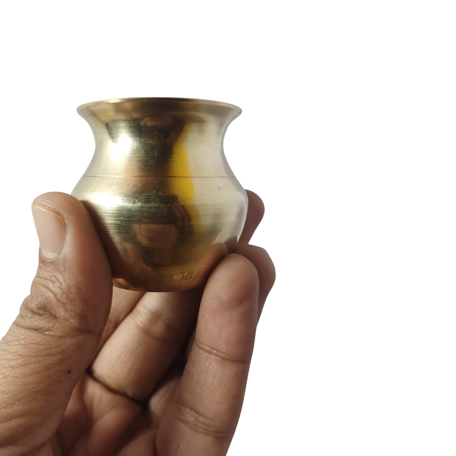 Small Brass Lota Pot Kalash for Puja - Image 6