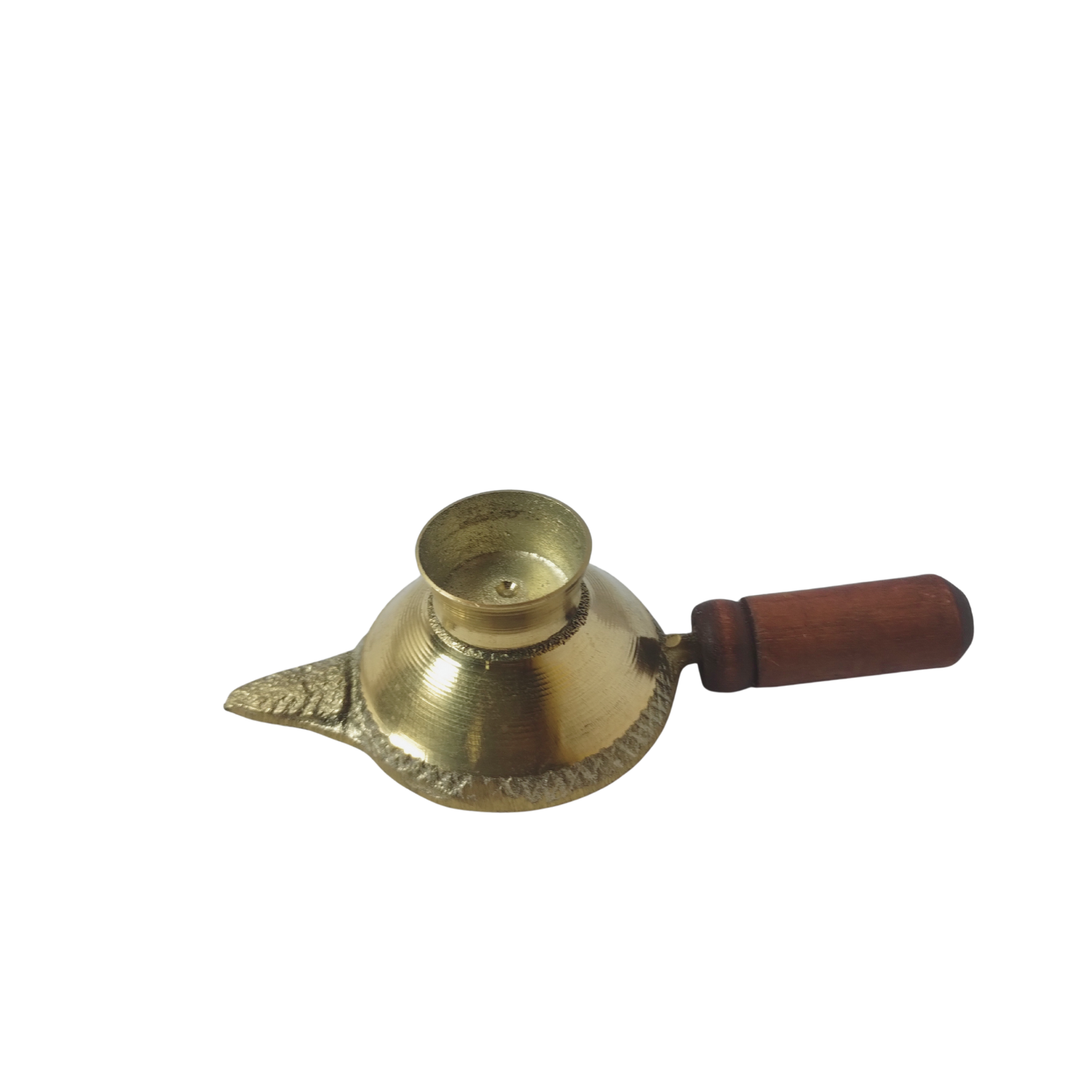 Pital Diya with Wooden Handle - Image 4