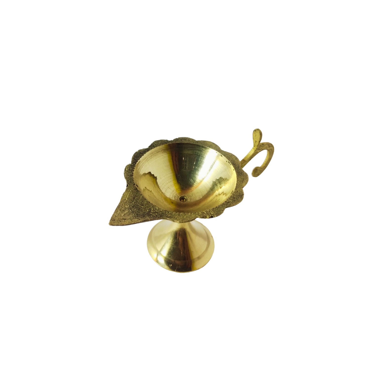 Pure Brass Traditional Arti Diya with Handle - Image 6