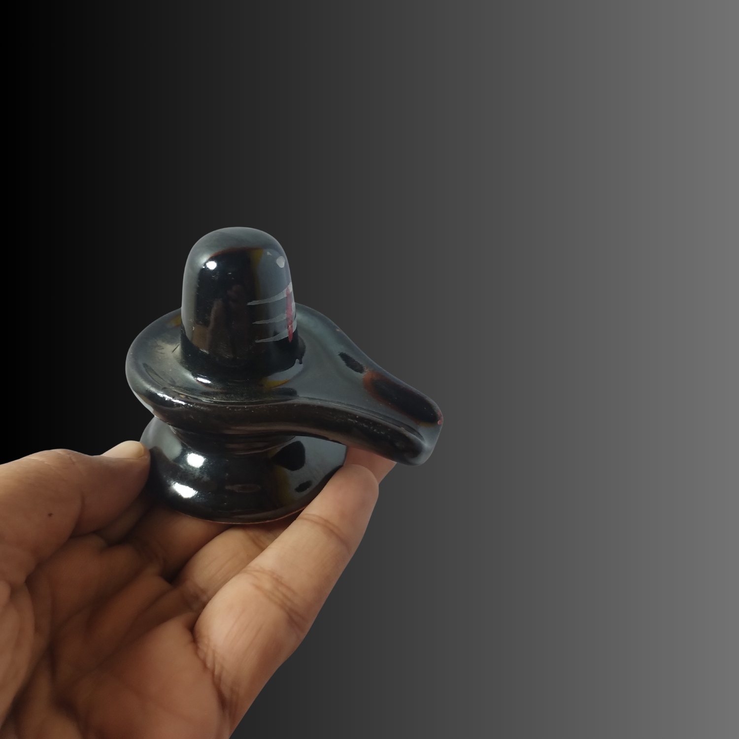 Black Shivling Idol for Home Puja - Image 5