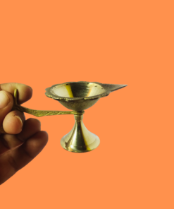 Pure Brass Traditional Arti Diya with Handle