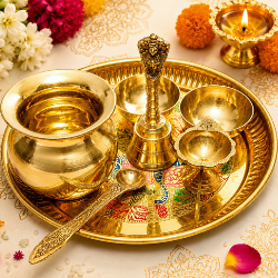 Brass Pooja items harhaar