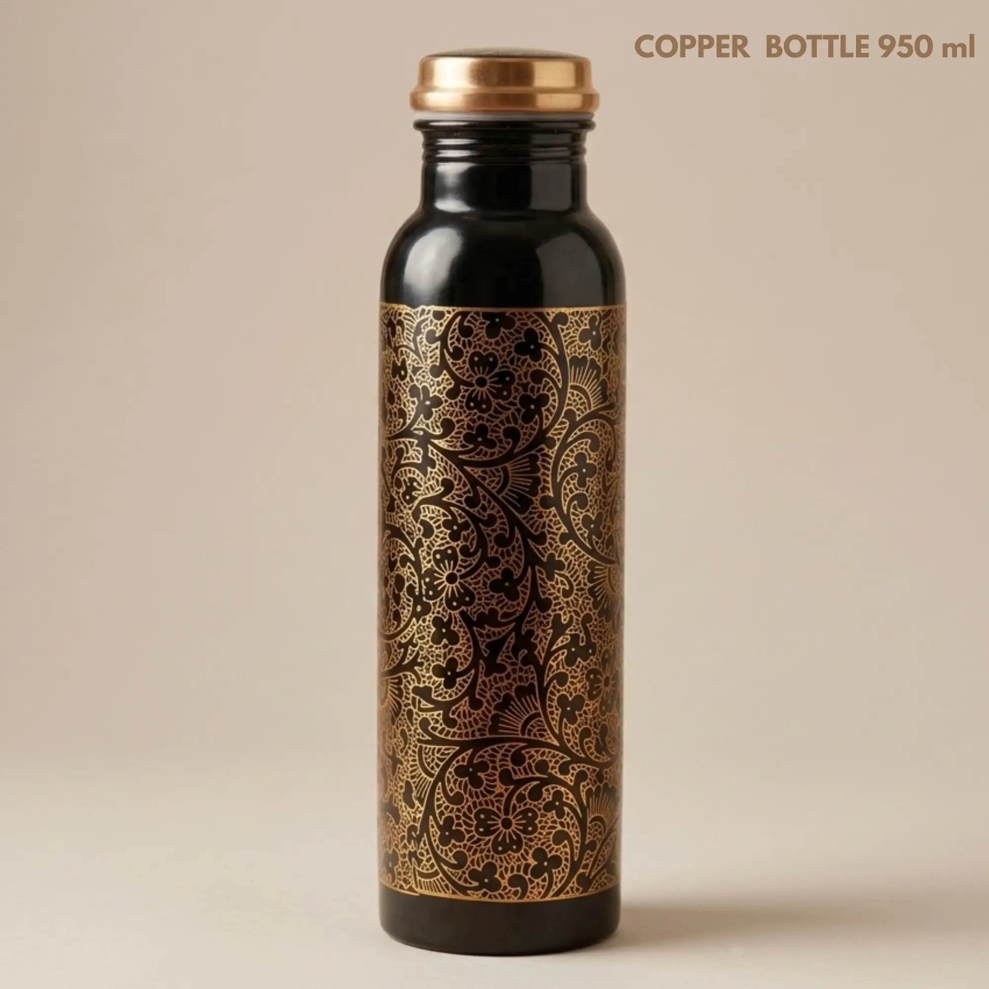 COPPER WATER BOTTLE 950 ml harhaar