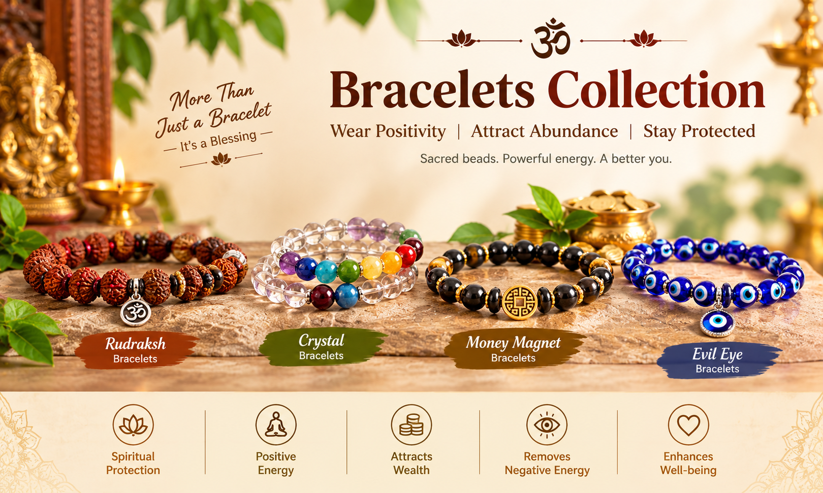Bracelet collection harhaar