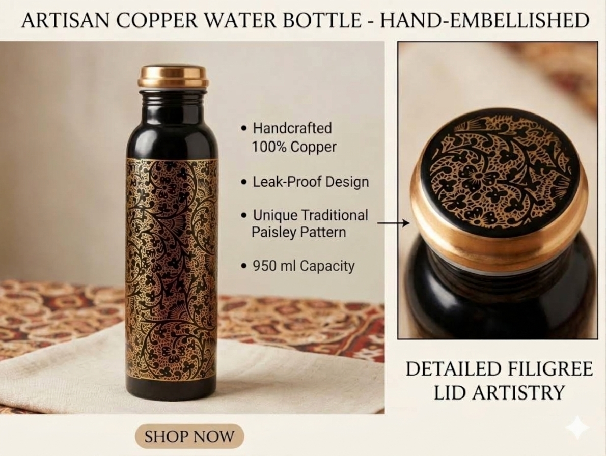 Copper bottel harhaar (2)